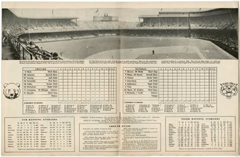 Lot Detail 1945 World Series Program Tigers Vs Cubs