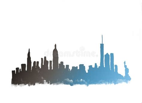 New York Skyline Stock Vector Illustration Of Skyline 7844802
