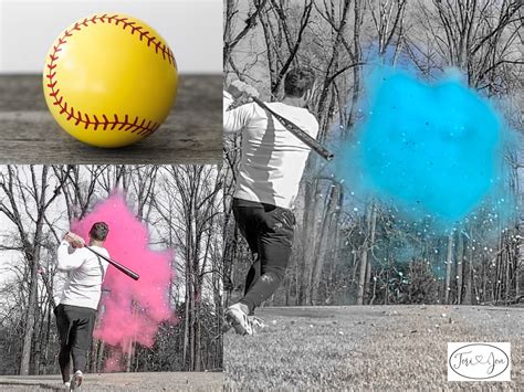 Softball Gender Reveal Softball Powder And Or Confetti Etsy