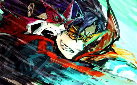 Wallpaper Illustration Anime Tengen Toppa Gurren Lagann Kamina Comics Simon Comic Book