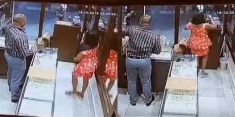 Man Caught On Cctv Stealing Jewelry Worth N16m In Abuja Video