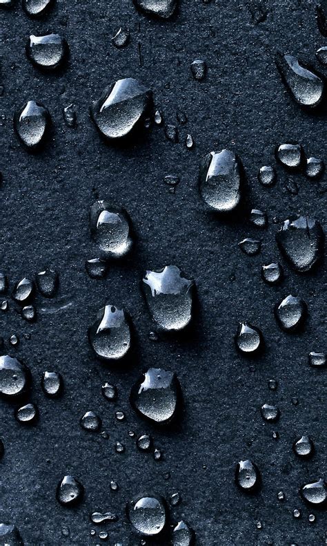 Steel Drops Black Drop Water Hd Phone Wallpaper Peakpx