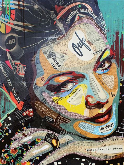 Arnaud Bauville Peintre Collage Art Projects Paper Collage Art