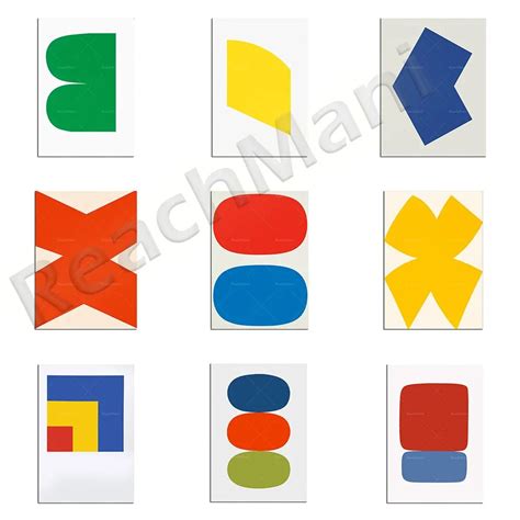 Canvas Exhibition Poster Ellsworth Kelly Poster Canvas Home Decor Canvas Painting