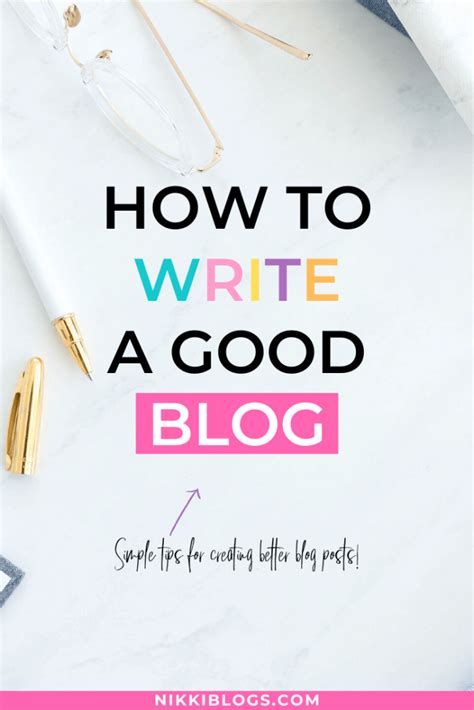 How To Write A Good Blog Tips On Blog Writing For Beginners