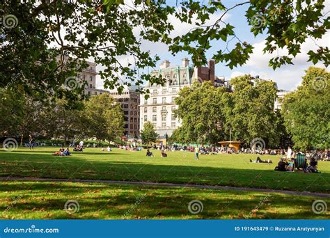 Green Park In London Stock Image Image Of Cloud City 191643479