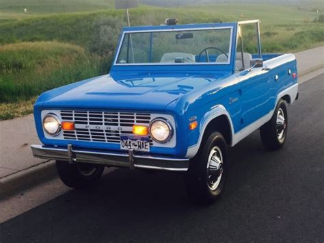 Ford Bronco Convertible 1970 Blue For Sale U15glh93536 1970 Ford Bronco Frame Off Restoration