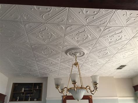 Unfortunately, metallic surfaces require a special acidic base coat before they will accept a painted paint the styrofoam ceiling tiles and frame just as you primed it. Diamond Wreath - Styrofoam Ceiling Tile - 20″x20″ - #R02 ...