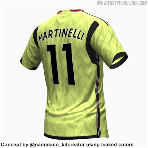 Based On Leaked Colors Arsenal 23 24 Away Kit Concept Footy Headlines