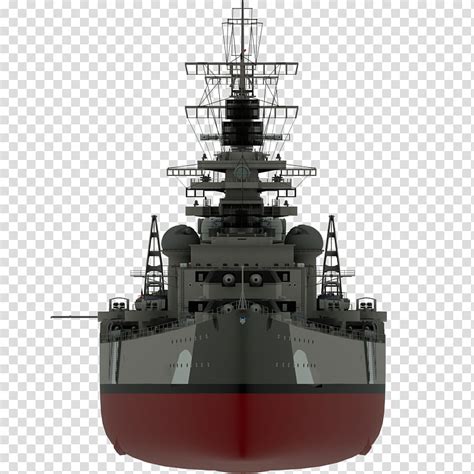 River Heavy Cruiser German Battleship Bismarck Threedimensional