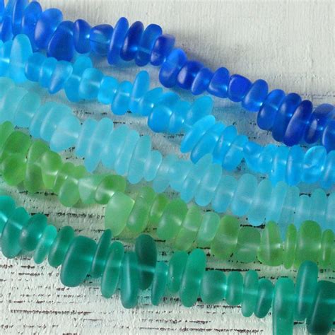 Cultured Sea Glass Beads For Jewelry Making Jewelry Supply Etsy