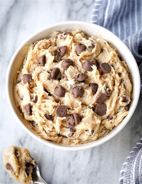 Bowl Of Chocolate Chip Cookie Dough