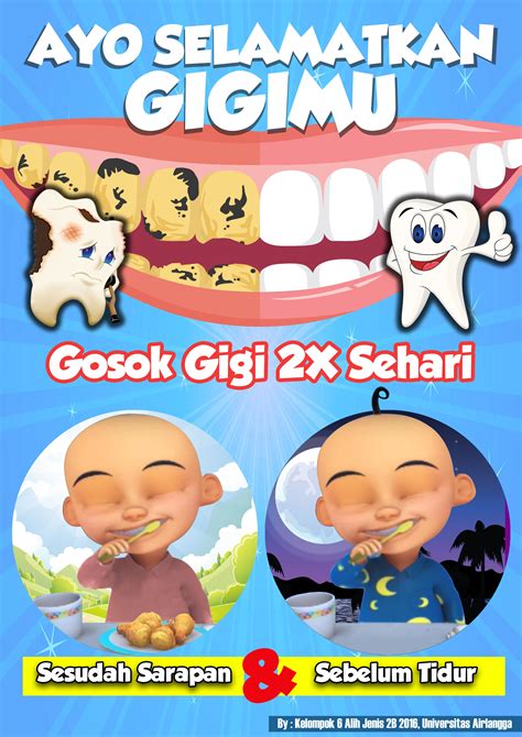 Contoh Poster Kesehatan Gigi Dan Mulut Coretan