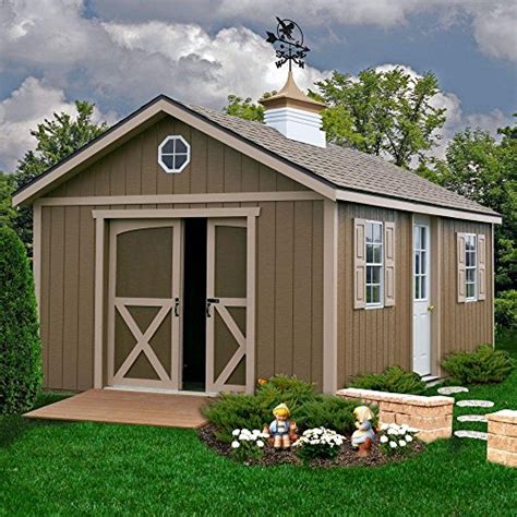 North Dakota 12 Ft X 16 Ft Wood Storage Shed Kit With Floor Including