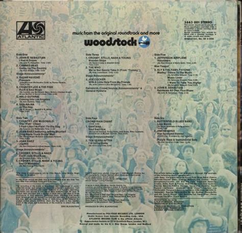 Woodstock Woodstock Uk 3 Lp Vinyl Record Set Triple Album 473005