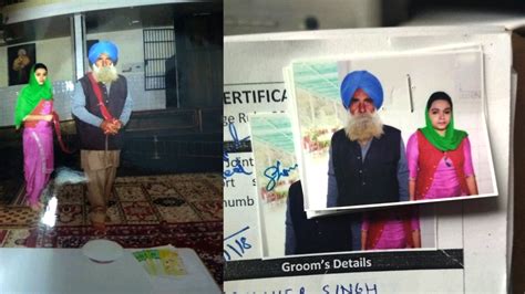 omg 67 year old man ties knot with 24 year old woman navpreet kaur