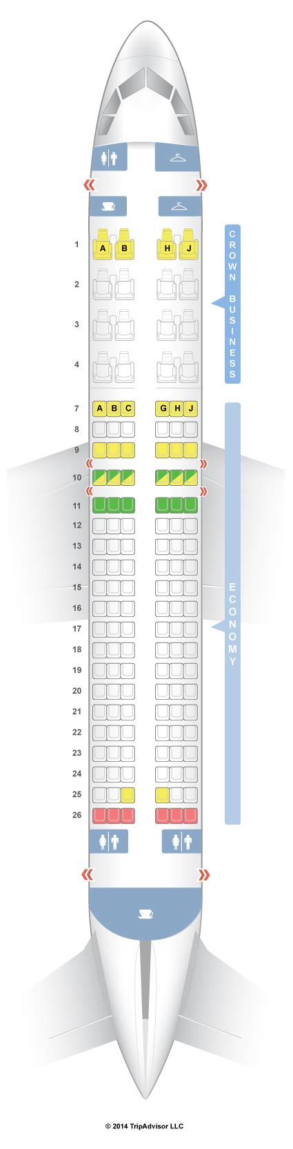 Seatguru Seat Map Royal Jordanian Airbus A320 320