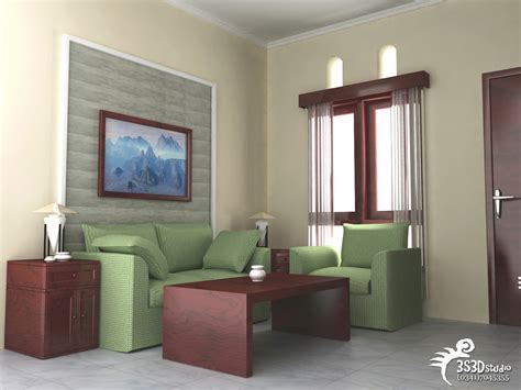 desain ruang tamu sederhana terbaru cantik tipe rumah