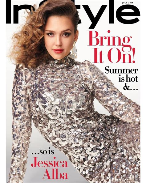 Jessica Alba In Instyle Magazine July 2018 Issue Hawtcelebs