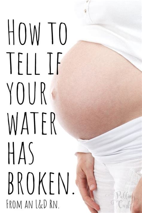 How To Tell If Your Water Broke Or You Peed