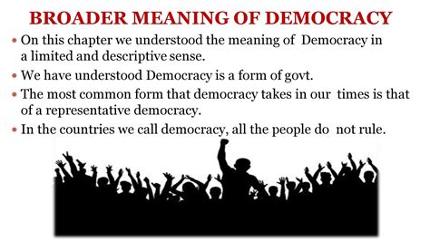 What Is Democracy And Why Democracy Ppt Class 9th Political Science