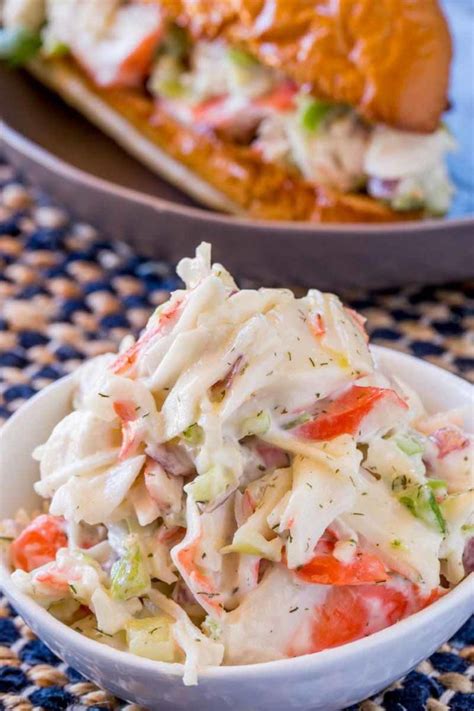 Jump to recipe·print recipe learn how to make imitation crab salad just like at the deli counter! Crab Salad | Sea food salad recipes, Crab recipes, Seafood recipes