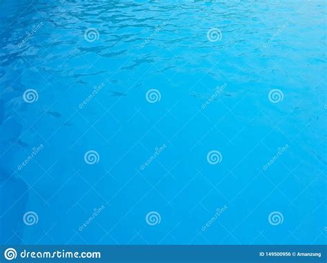Water Wave With Ripple Inside Blue Swimming Pool Surface Background
