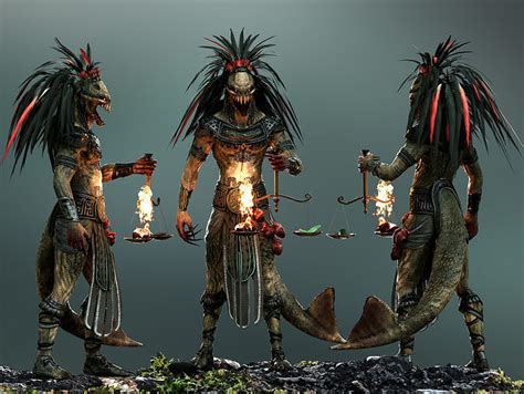 3d Model Aztec God Quetzalcoatl Vr Ar Low Poly Rigged Cgtrader