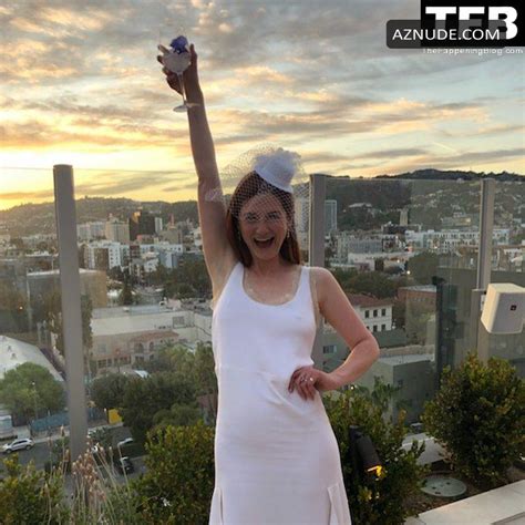 Bonnie Wright Sexy Poses Braless Flaunting Her Nipples Wearing A White