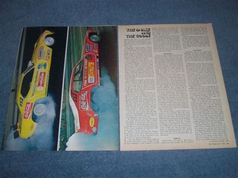 1973 Profile Article On Funny Car Drivers Don Prudhomme And Tom Mcewen