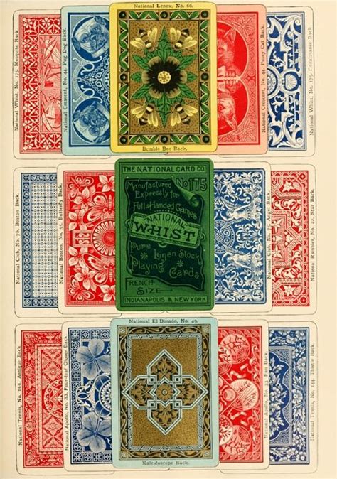 Vintage Playing Card Styles Vintage Playing Cards Playing Cards