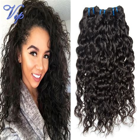 indian virgin hair water wave 4 bundle 6a virgin indian curly hair raw indian wet and wavy human