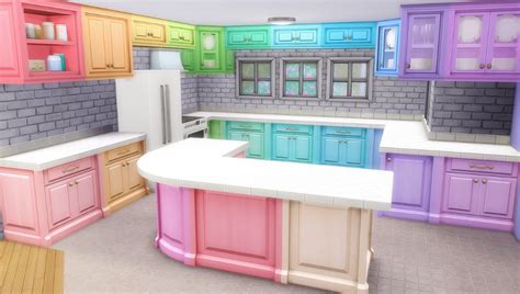 Sims 4 Cc Custom Content Clutter Decor Furniture Berry Counter