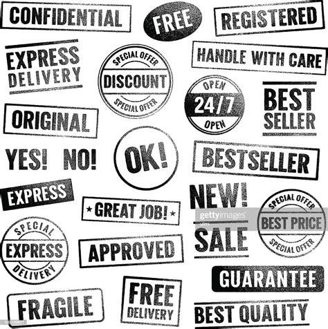 Grunge Rubber Stamps High Res Vector Graphic Getty Images