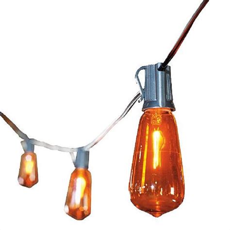 Tis Your Season Flicker Flame Edison Light Bulbs Halloween Light Set