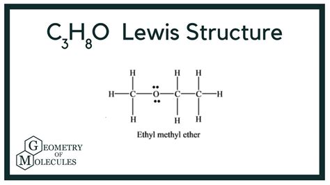 C3h8o Lewis Structure How To Draw The Lewis Structure For C3h8o