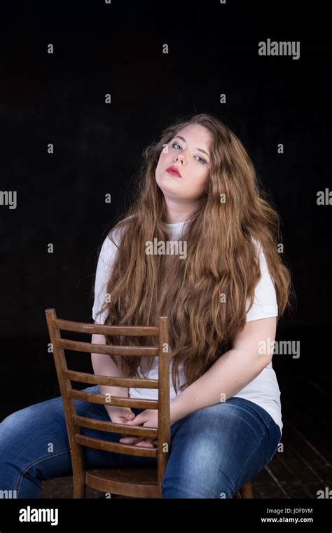 Stunning Plus Size Red Head Long Beautiful Hair Positive Energy