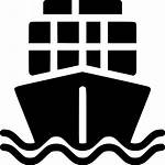 Icon Cargo Ship Svg Export Container Icons