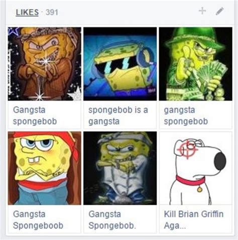 Spongebob Is A Gangsta Gangster Spongebob Know Your Meme