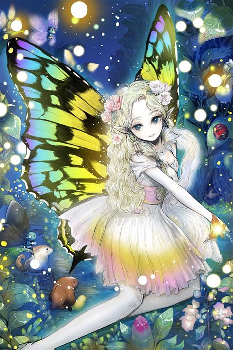 Anime Cute Fairy Wallpapers Wallpaper Cave