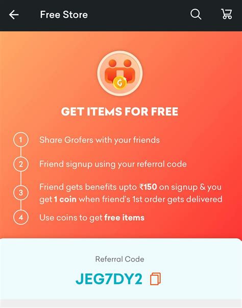 If your referrals fail to confirm email via crypto.com app within 72 hours after email submission via referral link web portal, the referral. Grofers Referral Code 2020: Refer & Earn Rs.150 + Free ...