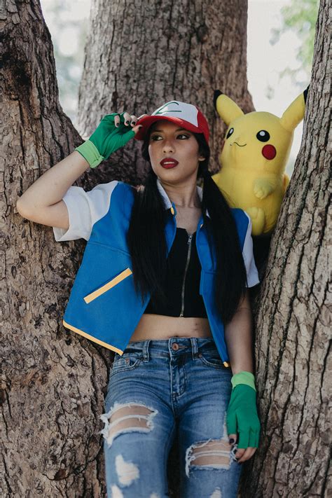 Pokemon Female Ash Cosplay