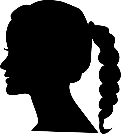 Human Head Clip Art Face Woman Silhouette Png Transparent Png Full