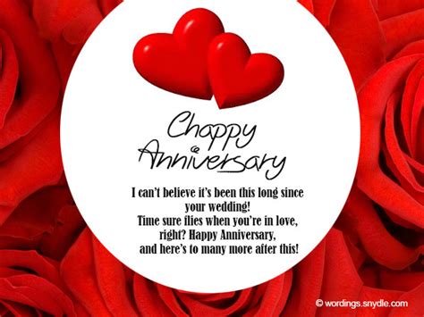 Happy Wedding Anniversary Messages Wishes For Couple With Image