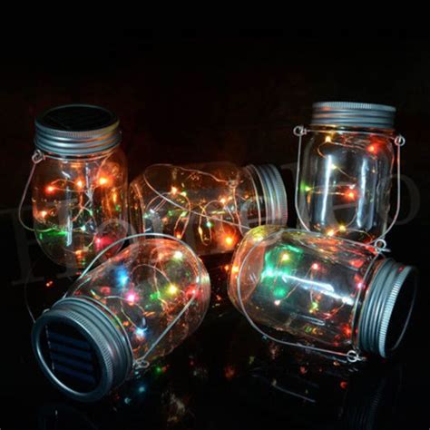 2017fashion 1m2m Led Fairy Light Mason Jar Lid Lights