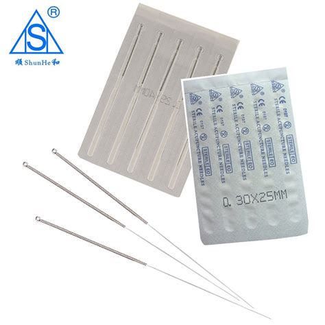Steel Handle Acupuncture Needle Without Tube Suzhou Hualun Medical