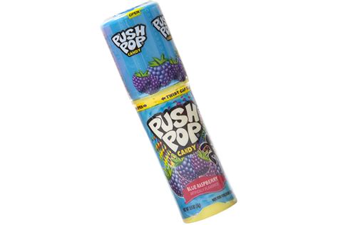 Push Pop Blue Raspberry Push Pop Candy Push Pops Economy Candy