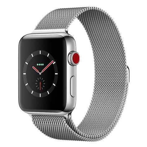 Buy apple watch series 3 smartwatches and get the best deals at the lowest prices on ebay! Apple Watch Series 3 GPS + Cellular Acier Milanais 38 mm ...