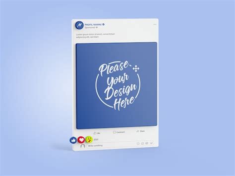 Facebook Post Mockup Images Free Vectors Stock Photos And Psd
