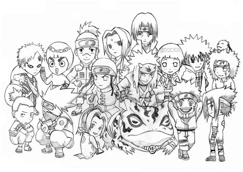 Naruto And Boruto View Easy Chibi Naruto Characters Drawing